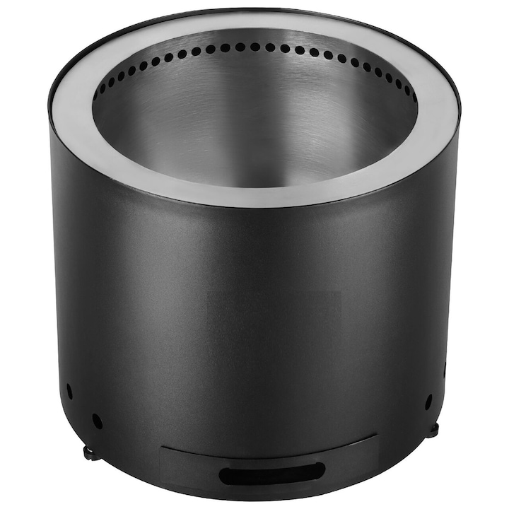 Incalzitor terasa fara fum, Otel inoxidabil, Diametru 380 mm, Inaltime 320 mm, Negru