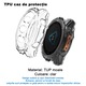 Set protectie ecran si carcasa pentru Garmin fenix 8 47mm, sticla securizata 9H, TPU moale, impermeabil, 4 piese