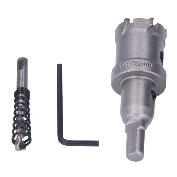 Carota din carbura, Enforose, 45 otel, 8cm, 25mm, cutie de depozitare