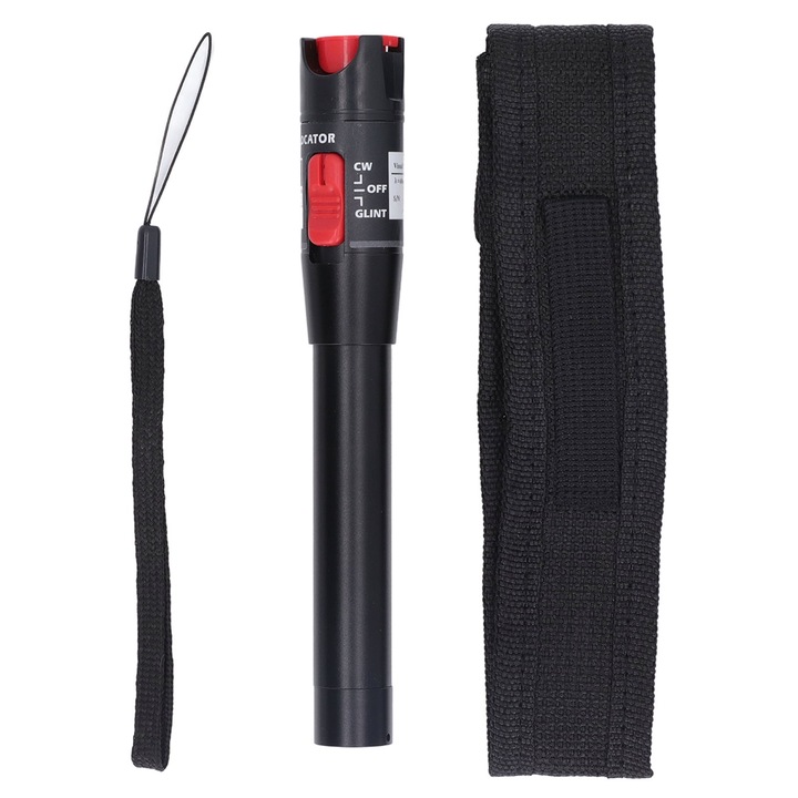 Тестер за дефекти на оптични влакна, Enforose, Алуминиева сплав, Тип писалка, 10MW