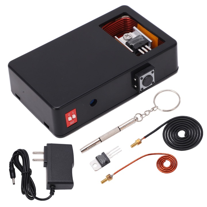 EMP generátor Mmgoqqt, 150MHz, DC 36V tápegység, ABS ház, fekete