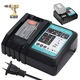 Incarcator acumulator scule electrice Bedee, 14.4V-18V, protectie incorporata, LED indicator, 18x15x8cm, negru