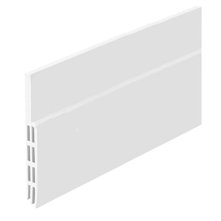 Ajtótömítő csík, WELUOT, szilikon, öntapadós, 100cm, fehér