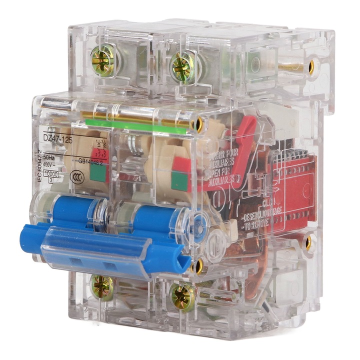 Intrerupator de circuit transparent 2P Enforose pentru sisteme AC 400V