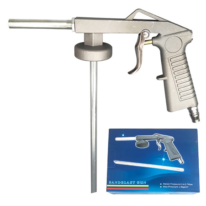 Pistol de acoperire cu aer Enforose, din otel, 23x15x3cm, set scule