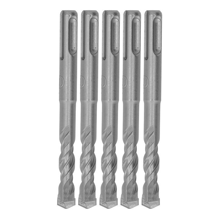 Set 5 Biti pentru Gaurit cu Impact Enforose, Carbura Cementata, Spirala 2 Fante, 110mm
