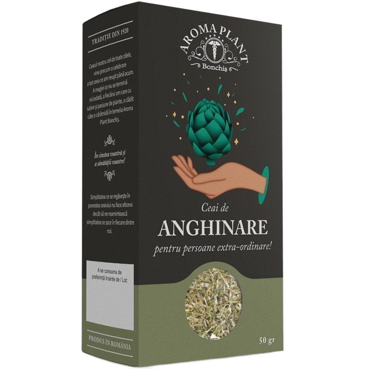 Articsóka tea (Cynara scolymus), 100%-ban természetes, adalékanyagok és növényvédő szerek nélkül, I. Bonchis, 50g, Aroma növény