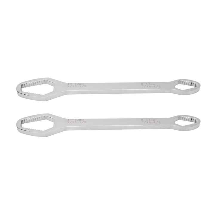 Set 2 Chei Universale Auto-strangere Enforose 260mm, Otel Aliat, 8-22mm