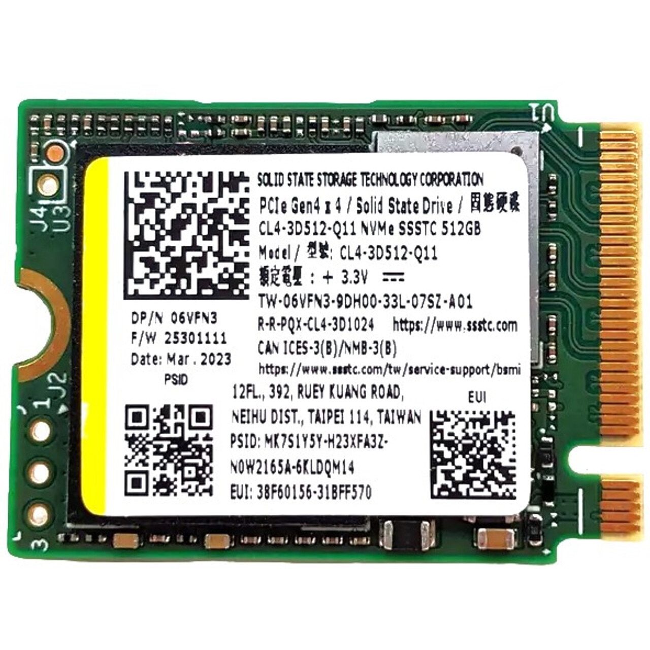 SSD Western Digital WD SN740 256Gb NVMe PCIe Gen4 x4 m.2 2242
