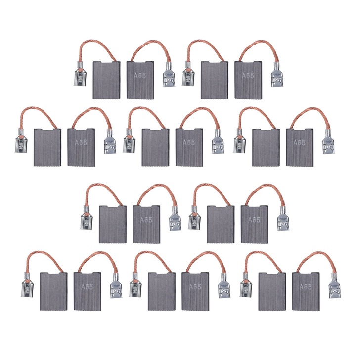 20 darabos szénkefekészlet motorhoz, Enforose, 16x6x22mm, elektromos szerszámokkal kompatibilis