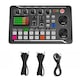 Mixer audio WELUOT, Bluetooth, 16 efecte, metal, 190x118x28mm, negru