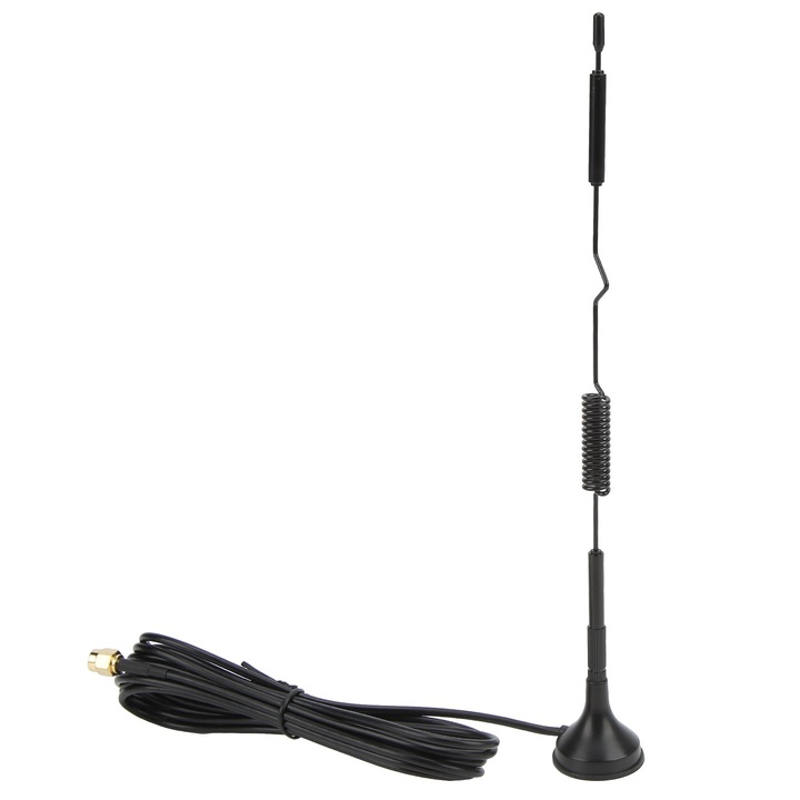 Antenna tapadókoronggal, Enforose, 5/4/3/2/G, Fekete, 15dbi
