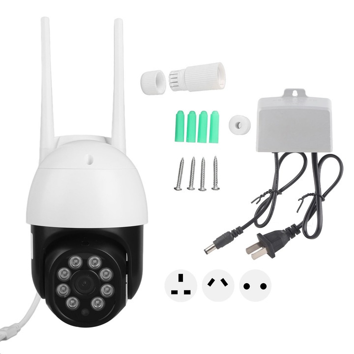 Camera de vanatoare Jormftte 16MP, 1080P, IP66, 38 LED-uri IR