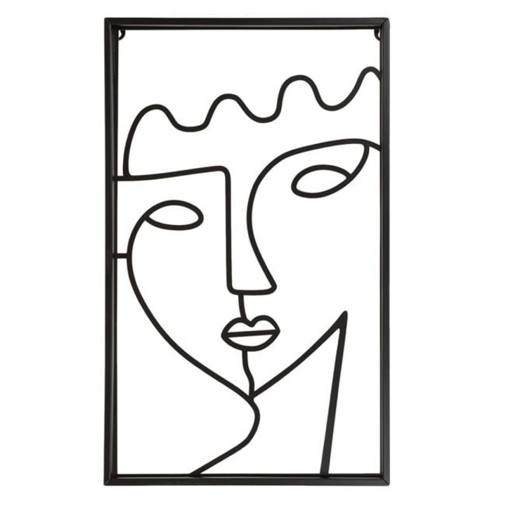 Абстрактна картина - минималистичен дизайн 31x50 см, метал