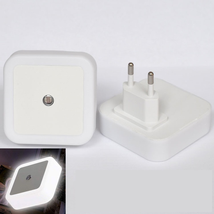 Veioza LED cu senzor inteligent, YSBER, 0.5W, alb