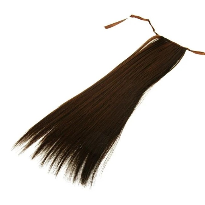 Extensie din par sintetic Antbro® coada de cal maro