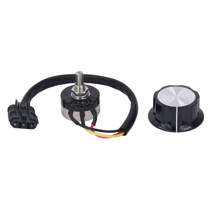 Enforose kotrógép gázpedál gomb, ABS és ötvözött acél, könnyű, szett 1x főgomb + 1x fedél