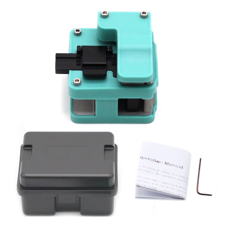 Taietor de fibre optice, design automat, dimensiuni 60x57x46mm, D0.25: 9-16mm, D0.9: 10-16mm