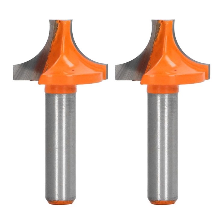 Set 2 Freze pentru Lemn Enforose, 8mm, din Otel Tungsten, Taiere Preciza, Adancime Ajustabila