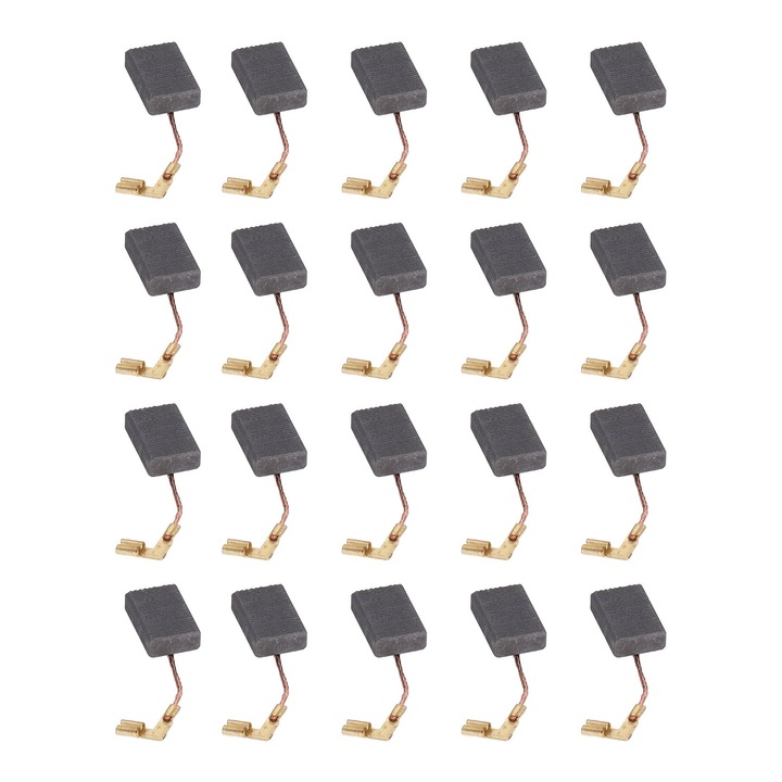 Set 20 perii de carbon pentru motor, Enforose, 5x11x15mm, compatibile cu masina de gaurit, polizor unghiular