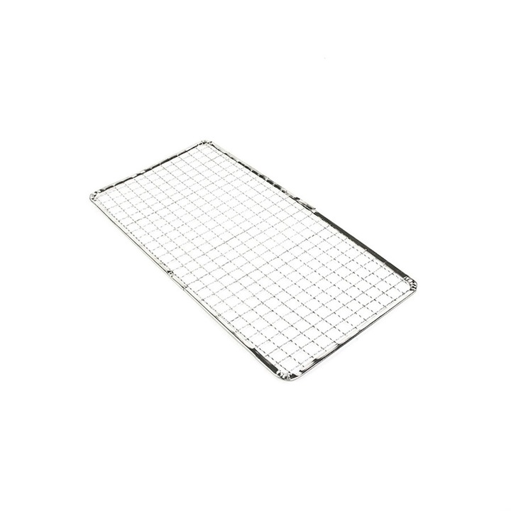 Set 10 grile 35x17,5x0,2 cm de unica folosinta pentru gratar dreptunghiular Shichirin Yakiniku 800806