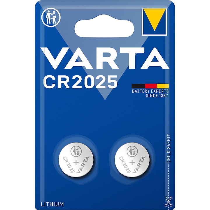 VARTA CR 2025 gombelem BL2