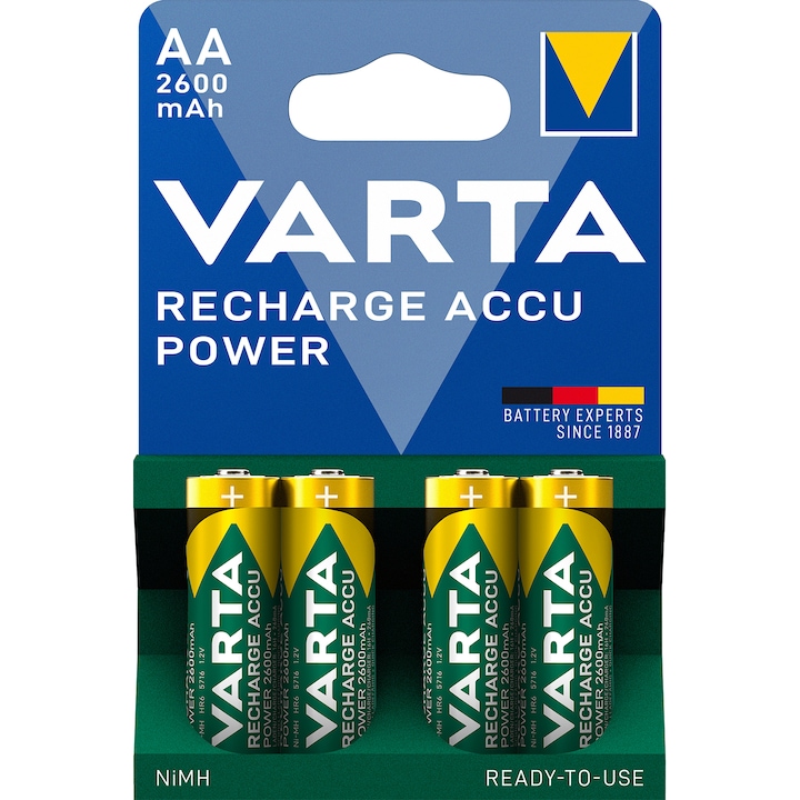 VARTA POWER akkumulátor ceruza/AA 2600 mAh BL4
