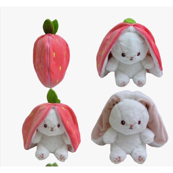 Jucarie de plus iepurasul capsunica reversibila, BimBimBo