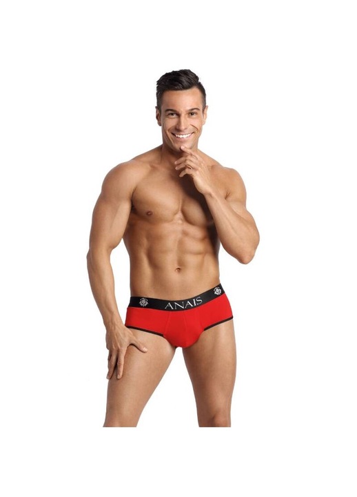 Bikini alsónadrág, Anais, Soul Jock, piros, mikroszálas, fekete szegéllyel, S INTL