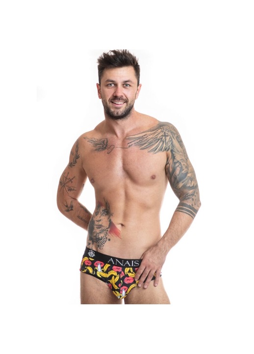 Bikini barbati, Anais, Banana, imprimeu jucaus, multicolor, poliamida/elastan, S INTL