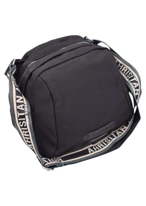 Textil női táska, állítható pánttal, R1929 fekete