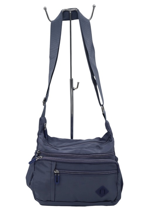 Női táska, textil anyagból, állítható pánttal, R1015 lila