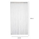 Perdea cu tiv lat, WELUOT, poliester, 1M x 2M, argintie
