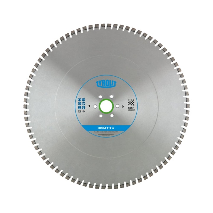 Disc diamantat pentru taiat beton C71W 1025×4.4/3.5×60 Premium, 34018252/34244857 Tyrolit