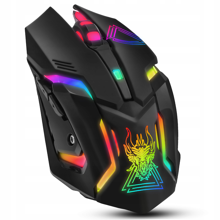 APPIO Daemon Dragon RGB vezeték nélküli gamer egér