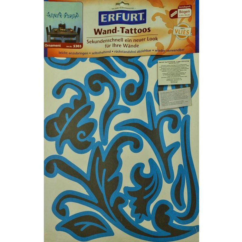 Sticker decorativ perete ORNAMENT, ERFURT & SOHN GERMANIA, 4 foi