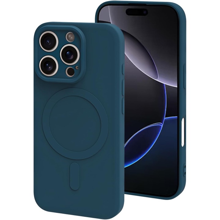 Кейс за Apple iPhone 16 Pro Max цвят маг тъмно син