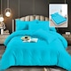 Lenjerie de pat Damasc, policoton, 6 piese, cearceaf cu elastic 160x200cm, pentru pat dublu, bleu, Ralex Pucioasa, 6pH67