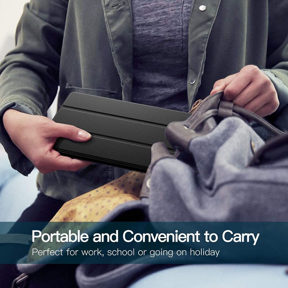 Husa pentru tableta, Smartphosis, Pentru Lenovo Tab M8 HD / Tab M8 3rd Gen, Negru