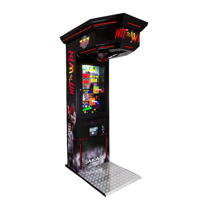 Consola arcade Boxer Prize, JAKAR GAMES, iluminare LED, premii, 100x200x250cm