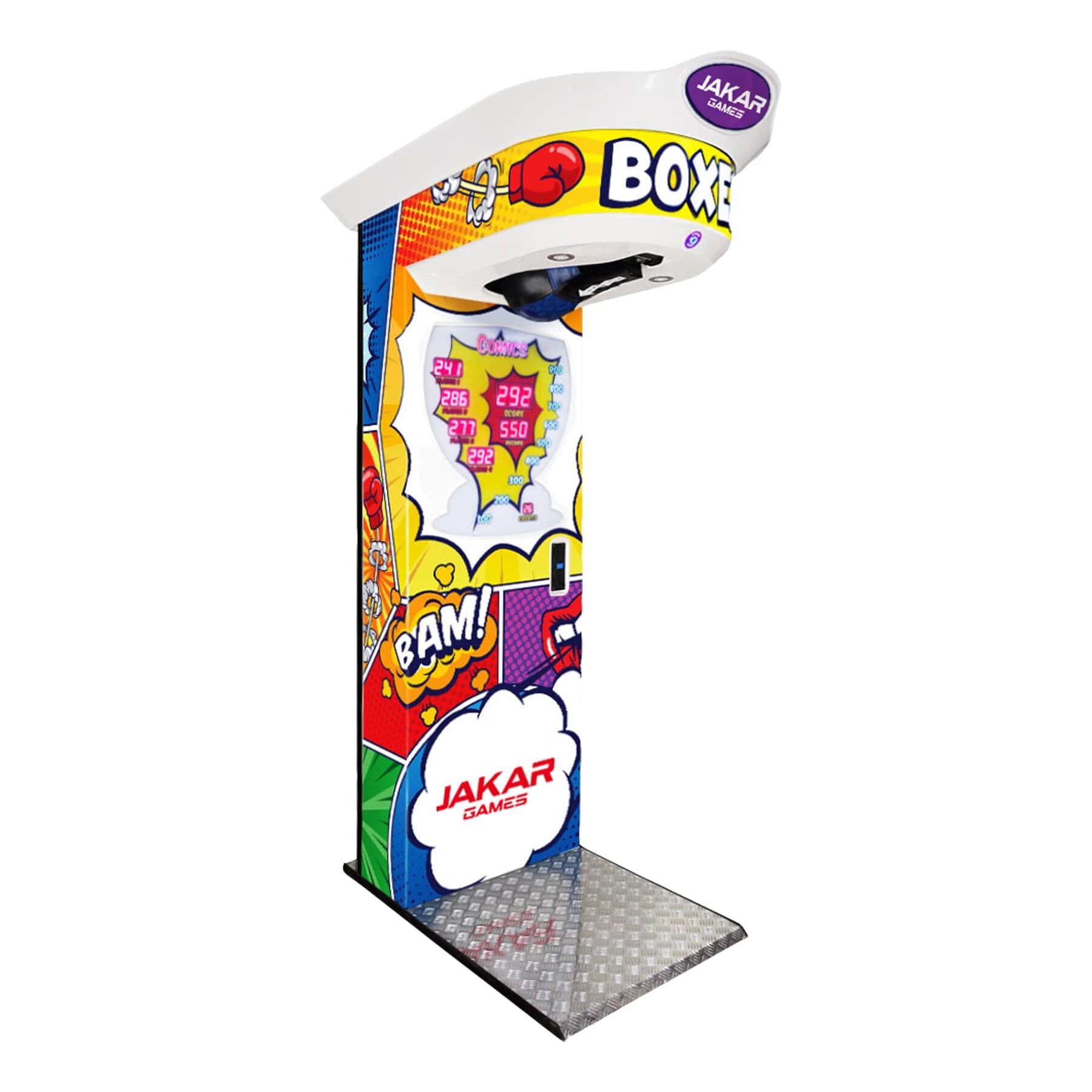 Aparat de Box Multiplayer JAKAR GAMES, multicolor, 4 scoruri, personalizabil