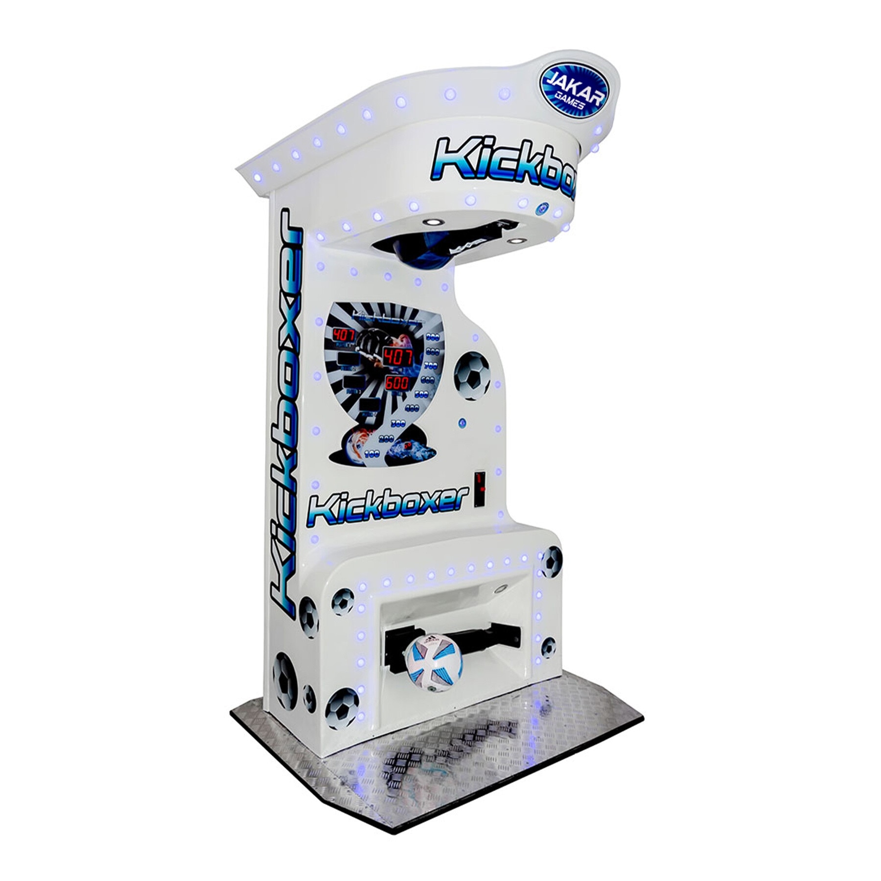 Kickboxer 2in1, JAKAR GAMES, masina de divertisment, RGB, alb