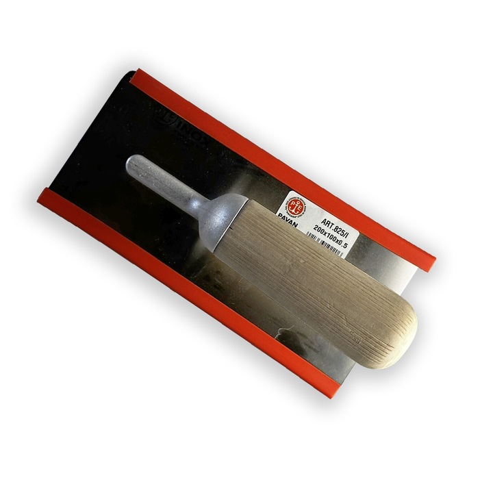 Gletiera metalica, Pavan, Inox, 20x10cm