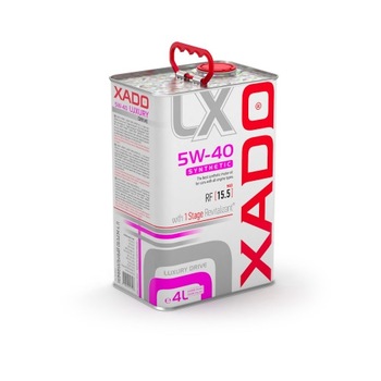 Ulei Sintetic Motor Xado 5W-40 SN-CF Luxury Drive 4L Ulei Sintetic Motor Xado 5W-40 SN-CF Luxury Drive 4L