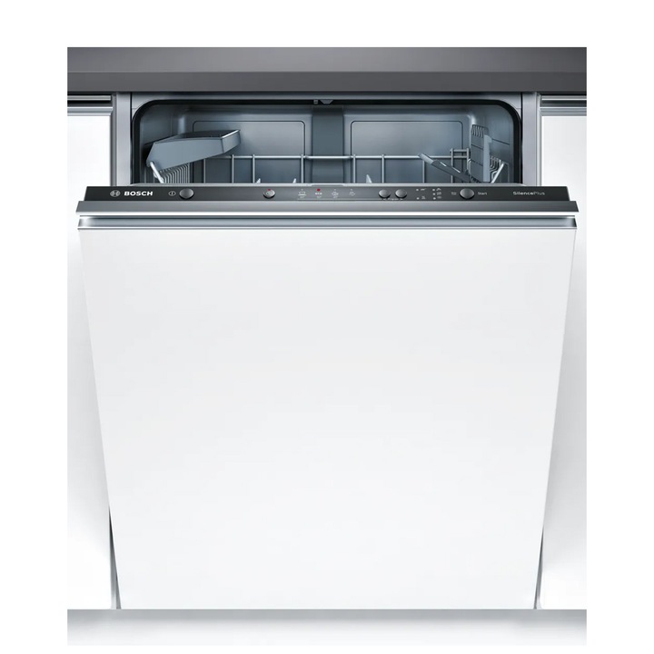 Вградена съдомиялна машина Bosch SMV41D10EU, 12 комплекта, 4 програми, AquaStop, 59.8 см, Клас E, Бяла