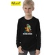 Bluza cu maneca lunga pentru copii, Roblox Robloss, Negru