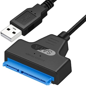 Adaptor USB la SATA 3.0, Izoxis, Compatibil HDD/SSD, 32x4.5cm, Negru