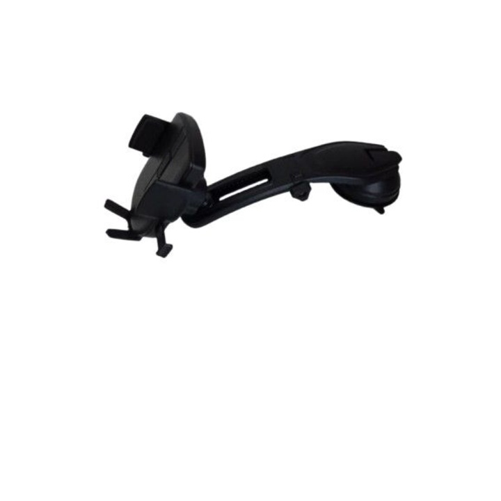 Suport auto telefon cu ventuza negru