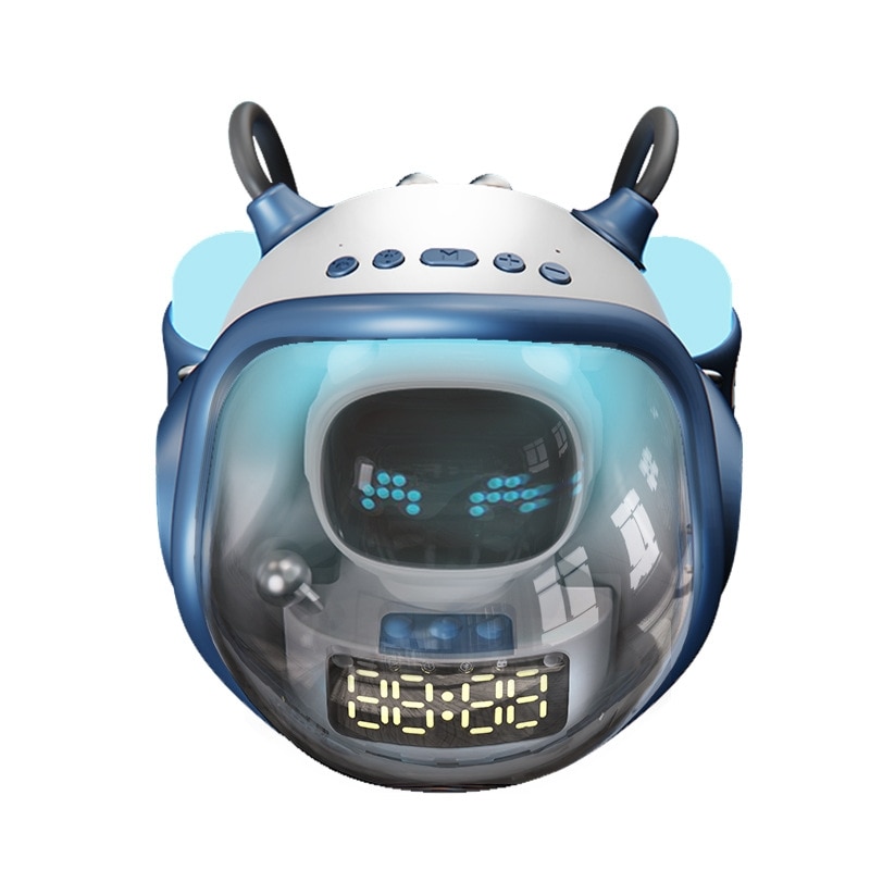 Boxa portabila A+ Space Sapsule Clock, Bluetooth 5.0, Lumina atmosferei ...