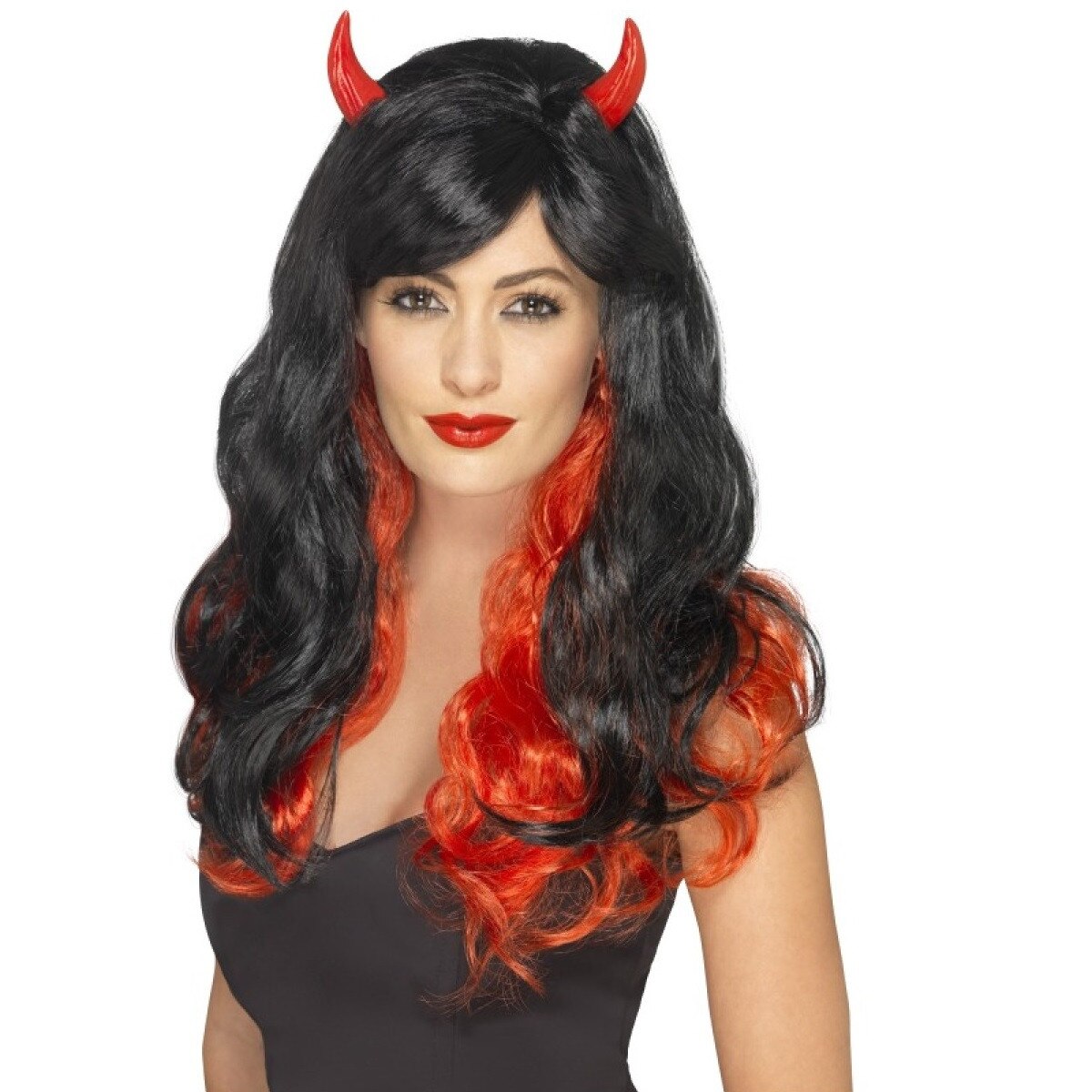 Peruca diavolita Babe cu cornite
